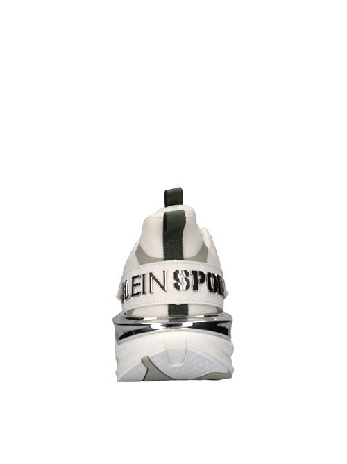  PLEIN SPORT | SAES USC0736 STE003NBIANCO-VERDE-ARGENTO
